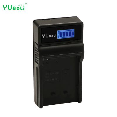 China YUBOLI CNP120 NP-120 Camera LCD Display USB Charger Camera Battery Charger For Casio DSLR Camera Single USB LCD Charging for sale