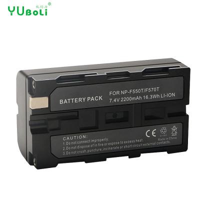 China High Capacitynew 7.2V 2200mAh Camera Digital Camera Battery NP-F550 NPF550 NP-F570 NPF570 For Sony CD-RV100 RV200 LED Video Light for sale