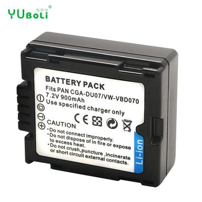 China Camera CGA-DU07/VW-VBD070 VBD070 DU07 lithium battery digital camera battery CGA-DU07 for PANASONIC NV-GS10 NV-GS100 NV-GS120 for sale