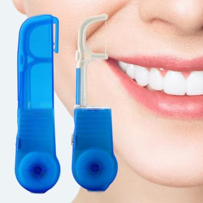 China For Home Use Re-usable Dental Floss Holder with Protective Case custom logo individual package dental floss 30 meters Disposable for sale