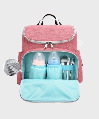 China With USB Hot Selling Custom Mummy Backpack Bags Women Bags Waterproof Backpack Mummy Backpack Baby Diaper Bag for sale