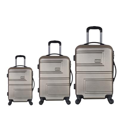 China Top Quality Suitcase Suitcase Baggage Bags Women Suitcase Luxury ABS Price 3 Piece Trolley Luggage Set for sale