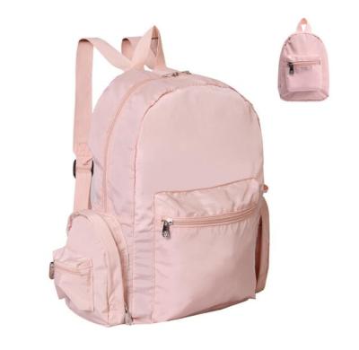 China 2022 Hot Product Female Backpack Travel Backpack Girls Foldable School Backpack Polyester Folding Women Backpack for sale