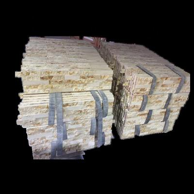 China New Parquet Beige Marble Mosaic Slabs For Exterior Wall Slabs for sale