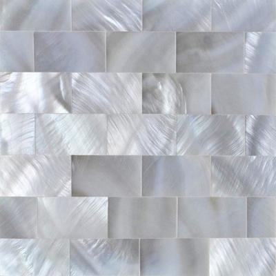 China Parquet Skin and Slab Shell Mosaic Tile Mother of Pearl Wall Slab Stick for sale