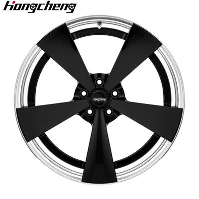 China For retrofit/upgrade Custom wheel emblem 22 inch 5x114.3 aluminium alloy forged car wheels 2 pieces forged wheels 5x112 alloy forged rims for sale