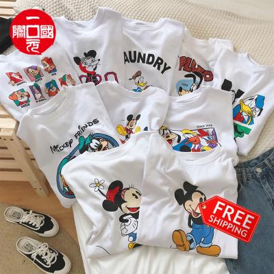 China 2021 New Summer Women's Camisetas De mickey Top Women's Clothing Camisetas De Mickey Anti-wrinkle Short Sleeve T-shirt for sale