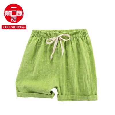 China Cotton Children's Cotton And Linen Shorts Boys Summer Thin Shorts for sale