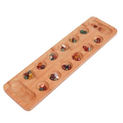 China WOODNB Foldable Classic Mancala Game Set Wooden Mancala Board Game for sale