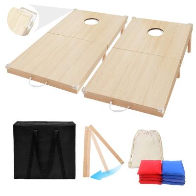 China Outdoor Game WOODNB Sports Outdoor Throwing Game Set Bean Bag Toss Game With Sandbag Cornhole Boards for sale