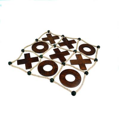 China Pinewood/MDF WOODNB Garden Yard Outdoor Games Educational Toys Giant Wooden Tic Tac Toe For Family for sale