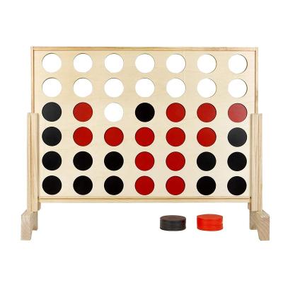 China WOODNB Line 4 Classic Family Toy Board Game Kids Wooden Giant 4 Game In A Row Game for sale