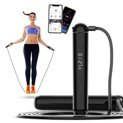 China Smart Jump Rope With APP Logo Custom Digital Jump Rope Fitness Speed ​​Calorie Counting for sale