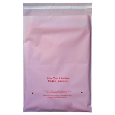 China Strong Adhesive Courier Mailing Bag Custom Printed Express Logistics Mailing Envelope Poly Mailer Bags Pink Purple Black White Nice Customized for sale