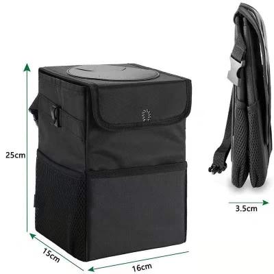 China Sports Car Trash Can Car Rear Seat Backseat Hanging Organizer Waterproof Waterproof Trash Can for sale