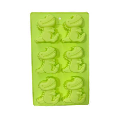 China 6Pcs Disposable Cake Mold 3D Animal Shaped Silicone Custom Design Eco-friendly Kitchen Bakeware Cookie For Microwave for sale