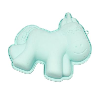 China Disposable Custom Design 3D Silicone Cake Mold Kitchen 2Packs Animal Shaped Bakeware Eco-Friendly Cookie For Microwave for sale