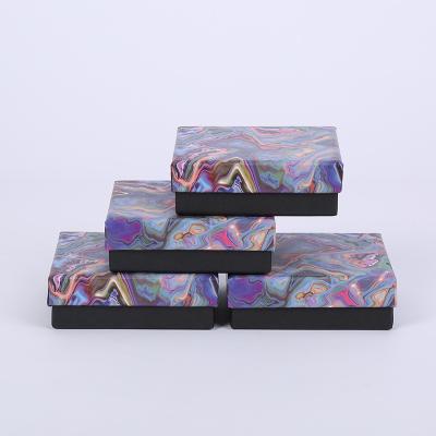 China Recyclable High Quality Customized Specialty Paper Jewelry Wallet Card Gift Box With Lid for sale