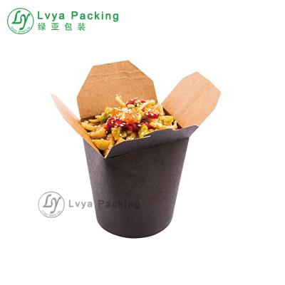 China Various Size Recyclable Corrugated Printed Paper Food Grade Craft Pizza Spaghetti Noodle Box for sale