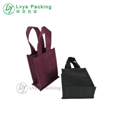 China Reusable Non Woven Tote Bag Handled Side-wrapped Grocery Carry Non Woven Bag for sale