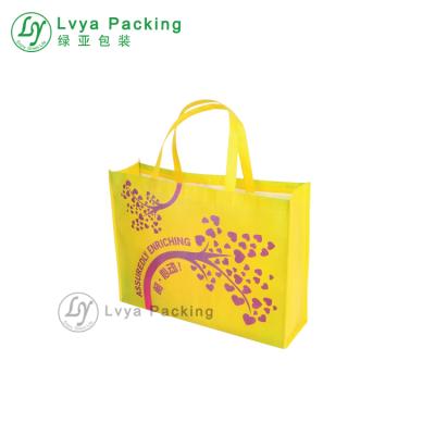 China Cheap Customized Shopping Biodegradable Packaging Glossy Recycled PP Laminated Non Woven Bag for sale