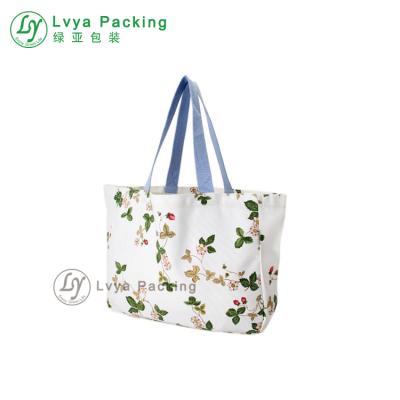 China Handled customized cotton canvas tote bag cotton bag promotion recycle organic cotton tote bags wholesale for sale