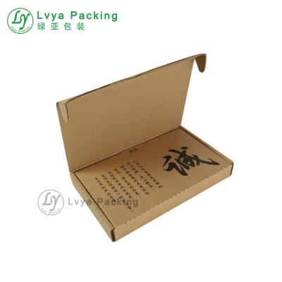 China OEM Handmade Manufacturer Wholesale Custom Printed Single Clamshell Corrugated Gift Shipping Boxes for sale