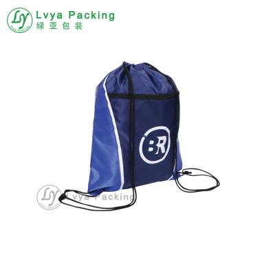 China Portable Drawstring Polyester Drawstring Bag for sale