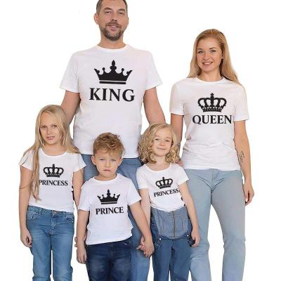 China Fashion Breathable Family Clothing Matching Outfits Look Apparel Mommy And Me Daughter Family T-shirt for sale