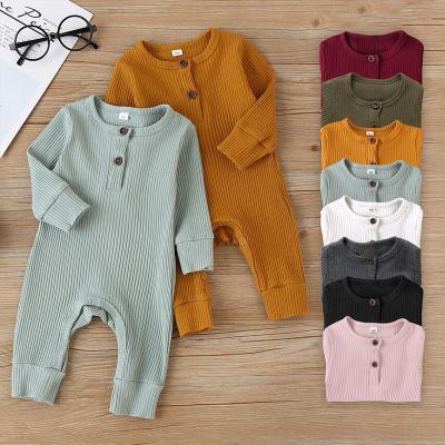 China Polyester Newborn Baby Boy Girls Romper Clothes/Autumn Baby Romper Cotton Long Sleeve for sale