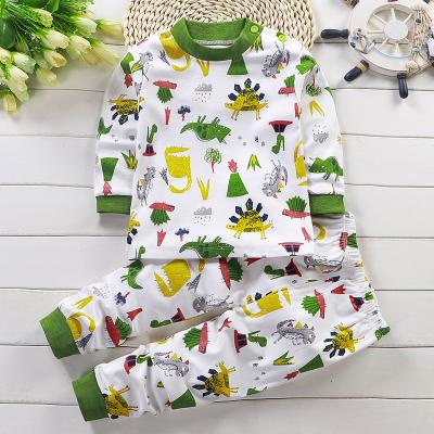 China Fashion Breathable Wholesale Sleepwear Cute Cotton Long Sleeve Breathable Children Clothes Cartoon Children Pajamas Sets for sale