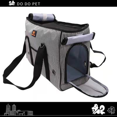 China Outdoor Oxford Foldable Waterproof Premium Pet Carrier Waterproof 3 Sizes Pet Carrier Packing Bag Dog Cat Carrier Travel Portable Pet Bag for sale