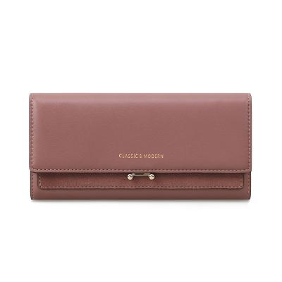 China 2021 Brand Women Lady Phone Bag Female Card Holder Wallets Classic Luxury Long Clutch Purse Carteras Mujer for sale