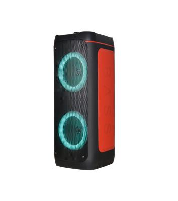 China 8 Inch PORTABLE Dual Subwoofer Outdoor Rechargeable Portable Speaker for sale