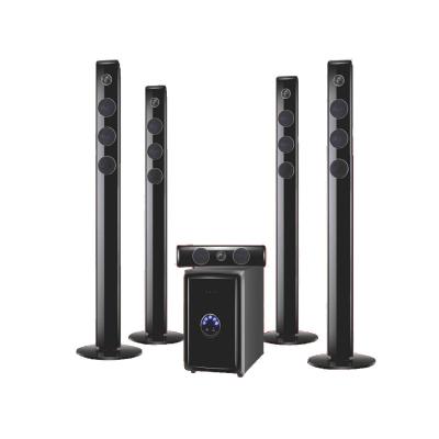 China Hot Selling HOME THEATER DJ Bass Multimedia Active 5.1 Home Theater Speaker System With Sound Bar for sale