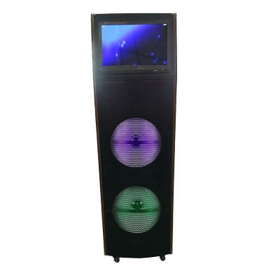 China Big Power 60W Wireless 10 Inch Subwoofer Cart Speakers with LED Display for sale