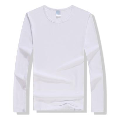 China QUICK DRY Sublimation Plain Round Neck Unisex Long Sleeve T-Shirt for sale