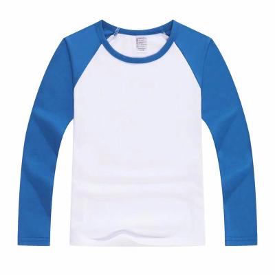 China Breathable Customized Photo Sublimation Round Neck Raglan Long Sleeve T-Shirt for sale