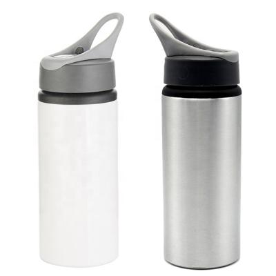 China Sustainable Portable 600ml Sublimation Aluminum Bottle With Handle for sale