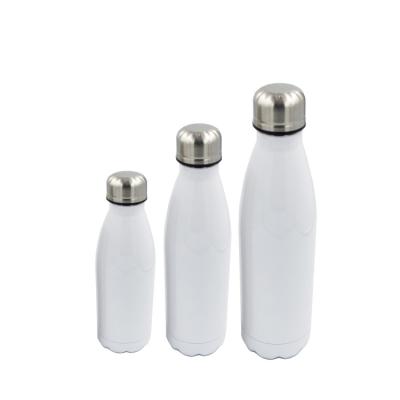 China Sustainable New Design 500ml Stainless Steel Water Cola Shape Bottle for sale