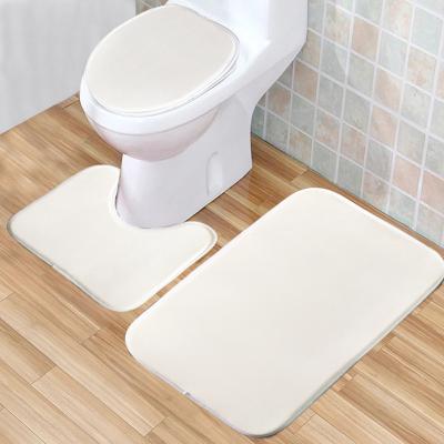 China Sustainable Sublimation Blanks Custom Non Slip Bathroom Mat 3 Piece Logo Bathroom Floor Mat From China Manufacturer for sale