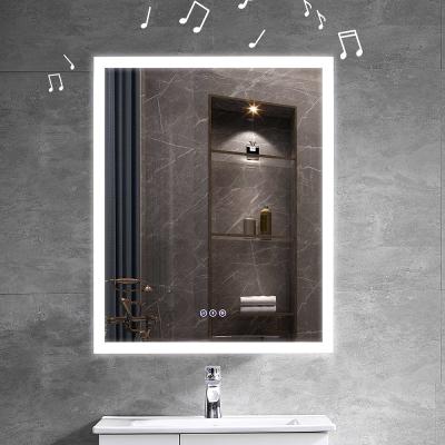 China Hot Sale Customized Bathroom Illuminated Magnifying Wall Mount Led Vanity Makeup Mirror Led for sale