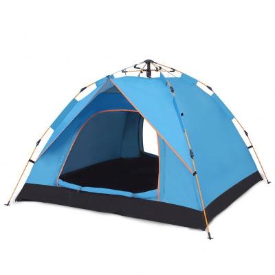 China Extended Type 2022 Wholesale New Outdoor Double Person 2 Person Instant Camping Tent Automatic Pop Up Tents With 2 Doors for sale