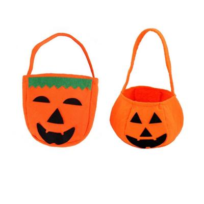 China Festival Stuff Pumpkin Shape Cheap Halloween Long Candy Bag On Sale for sale