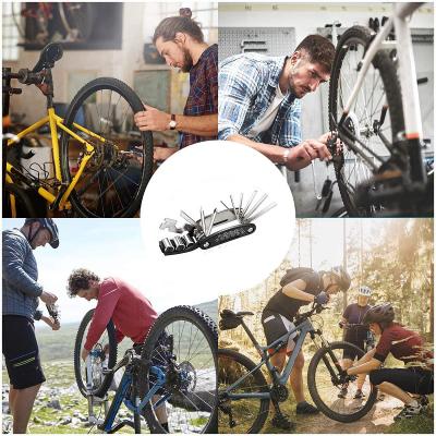 China Multifunctional Bicyle Repair Bicycle Accessories Set Bike Stainless Steel Torque Hand Repairing Multi Tools for sale