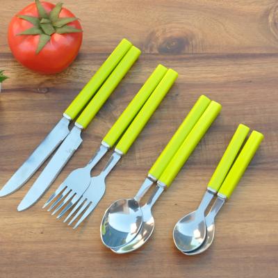 China Outdoor Picnic Camping Stainless Steel Cutlery Spoon Fork Folding Knife 13 Viable In 1 Times Tableware for sale