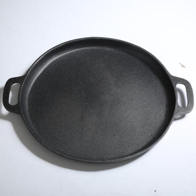 China Amazon Sustainable Hot Sale 12inch 14inch Cast Iron No Pizza Liner Frying Pan for sale