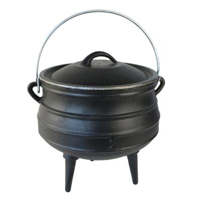 China General use for South Africa three legged potjie pot of gas cast iron and induction cooker for sale