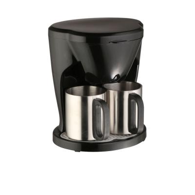 China CM-605 hotel home appliances two cup mini coffee maker for sale