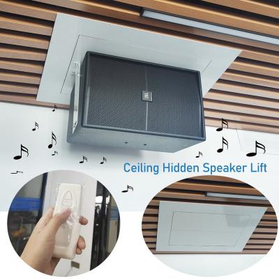 China JG-12YX Conference Room Loudspeaker Lift Motorized Hidden Ceiling Loudspeaker Mount for Home and Office for sale